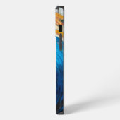 Gemalter Grizzly iPhone Hülle (Linke Seite)