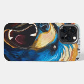 Gemalter Grizzly iPhone Hülle (Rückseite (Horizontal))
