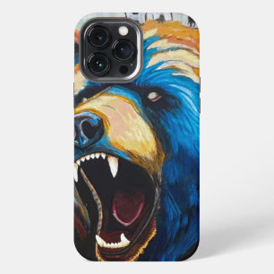 Gemalter Grizzly iPhone 13 Pro Max Hülle