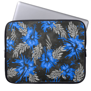 Gemalter Hibiskus Hawaiian Neopren-Taucheranzug Laptopschutzhülle