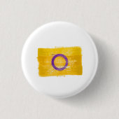 GEMALTER INTERSEX-STOLZ BUTTON (Vorderseite)