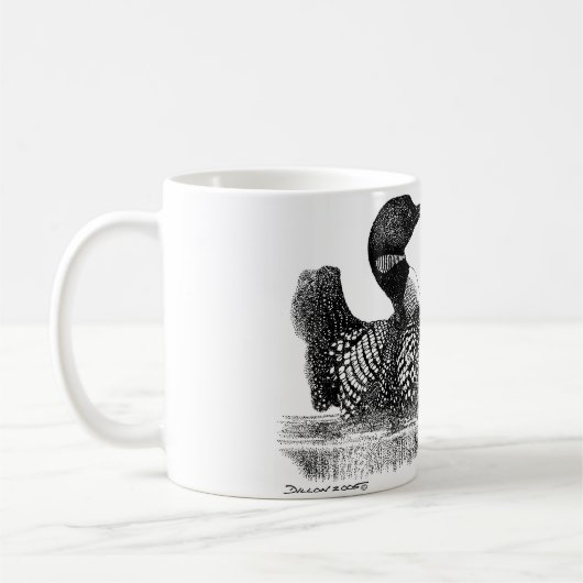 Gemalter Loon Kaffeetasse (Links)