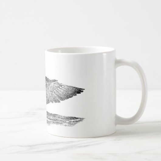 Gemalter Loon Kaffeetasse (Rechts)