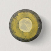 Gemalter Mond-Knopf Button (Vorderseite)