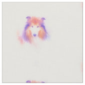 Gemalter rauer Collie Stoff (Nahaufnahme)