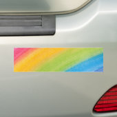Gemalter Regenbogen Autoaufkleber (Auf Auto)