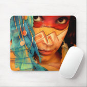 Gemalter Sand Mousepad (Mit Mouse)
