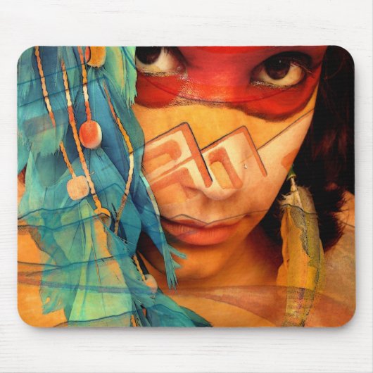Gemalter Sand Mousepad (Vorne)