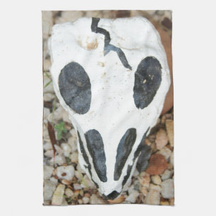 gemalter Schädel dia de Los Muertos Geschirrtuch