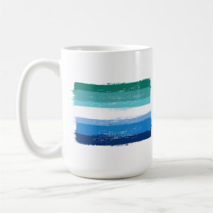 GEMALTER STOLZER SCHWULER MANN - Azure Kaffeetasse