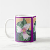 Gemalter Trillium! Kaffeetasse (Links)