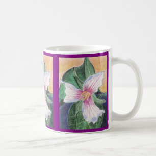 Gemalter Trillium! Kaffeetasse