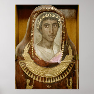 Gemalter und vergoldeter Mamafall von Artemidorus Poster