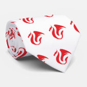 Gemalter Waliser-Drache Krawatte (Gerollt)