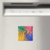 Gemalter Wirbel Magnet (In Situ (Geschirrspüler))