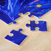 Gemalter Wirbel Puzzle (Seite)
