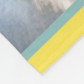 Gemalter Wolf in der Mondschein-Fleece-Decke Fleecedecke (Ecke)