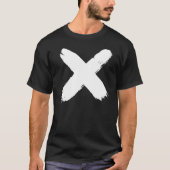 Gemalter "x-" T - Shirt (Vorderseite)