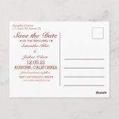 Gemalter Zaun mit Frühlingsblumen Postkarte (Rückseite)