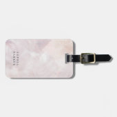 Gemaltes abstraktes | elegantes Minimalistisches Gepäckanhänger (Vorderseite horizontal)