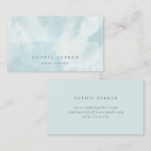 Gemaltes abstraktes | elegantes Minimalistisches Visitenkarte (Vorne/Hinten)