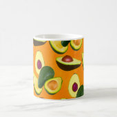 Gemaltes Avocado-Muster Kaffeetasse (Mittel)