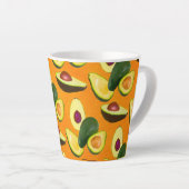 Gemaltes Avocado-Muster Milchtasse (Rechte Ecke)