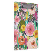 Gemaltes Blumen-Damen-Geschenk-Klemmbrett Klemmbrett (Rechts)