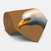 Gemaltes Eagle Krawatte (Gerollt)