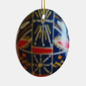 Gemaltes Ei Rd 2 Keramikornament (Rechts)