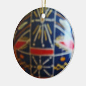 Gemaltes Ei Rd 2 Keramikornament (Links)