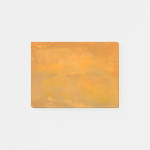 Gemaltes Goldenes Grunge-Abstrakt Post-it Klebezettel