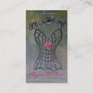 Gemaltes Herz Visitenkarte