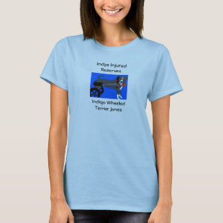 Gemaltes Indigo T-Shirt