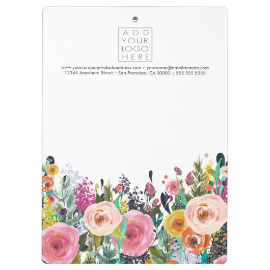 Gemaltes Klemmbrett (Rückseite)