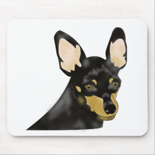Gemaltes minimales Button Mousepad