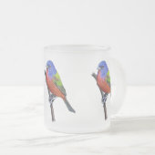 Gemaltes mit dem Kopfe stoßendes Bild Mattglastasse (VorderseiteRechts)