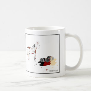 Gemaltes Pferd Kaffeetasse