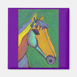 Gemaltes Pony - Magnet