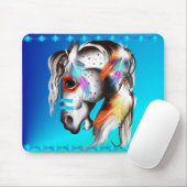 Gemaltes Pony Mousepad (Mit Mouse)
