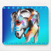 Gemaltes Pony Mousepad (Vorne)