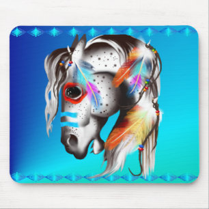 Gemaltes Pony Mousepad