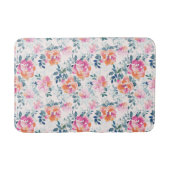 Gemaltes Rosen-Muster Badematte (Vorderseite)