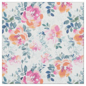 Gemaltes Rosen-Muster Stoff (Nahaufnahme)