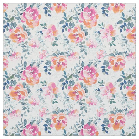 Gemaltes Rosen-Muster Stoff (Muster)