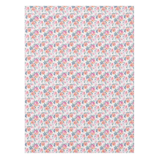 Gemaltes Rosen-Muster Tischdecke (Vorderseite)