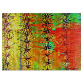 Gemaltes Saguaro-Küchen-Schneidebrett Schneidebrett (Vorderseite)