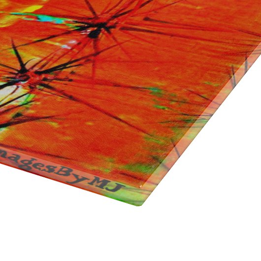 Gemaltes Saguaro-Küchen-Schneidebrett Schneidebrett (Ecke)