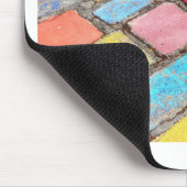 Gemaltes spanisches des Blaus, Gelben und Roten Mousepad (Ecke)