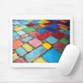 Gemaltes spanisches des Blaus, Gelben und Roten Mousepad (Mit Mouse)